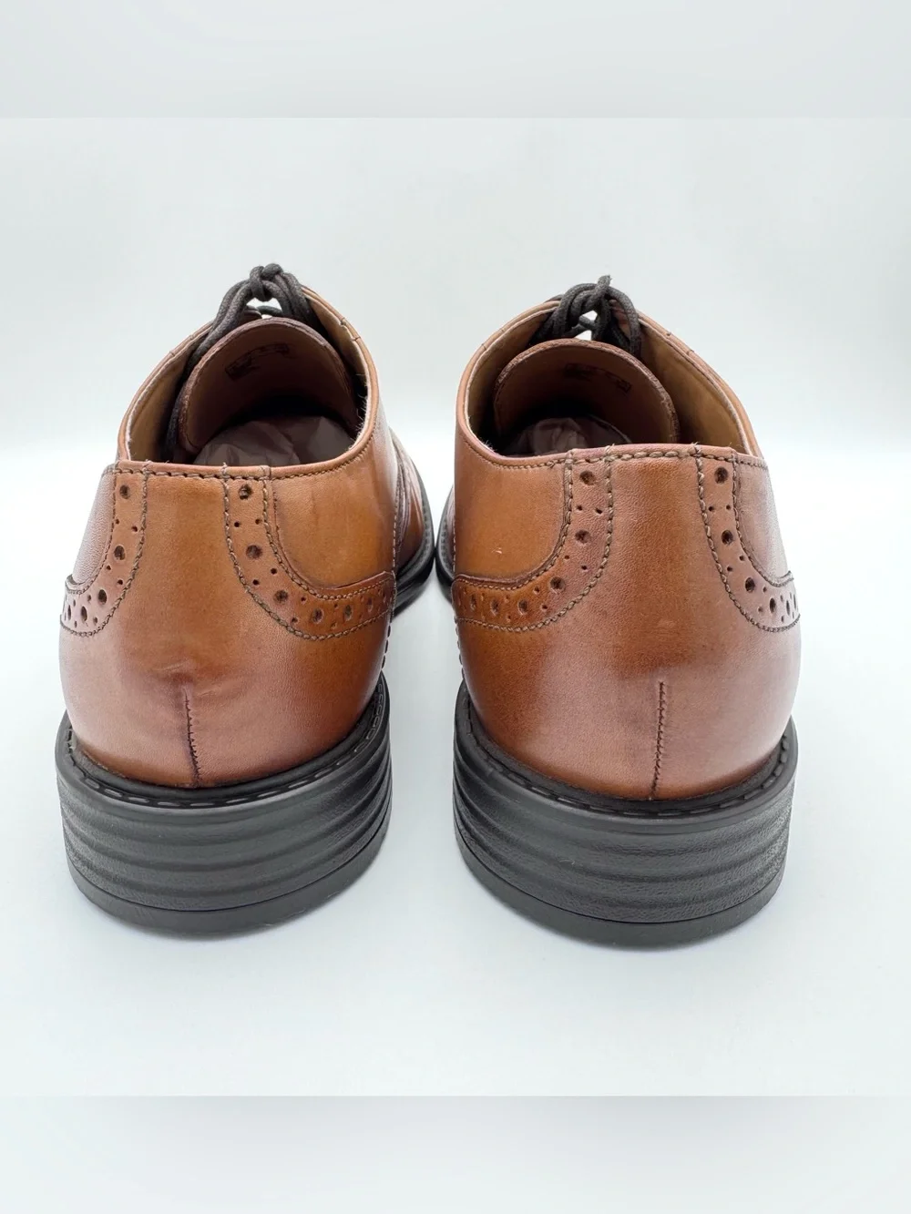 Bostonian Brown Leather Wingtip Oxford Lace-Up Dress Shoes Men's Size 11.5 M